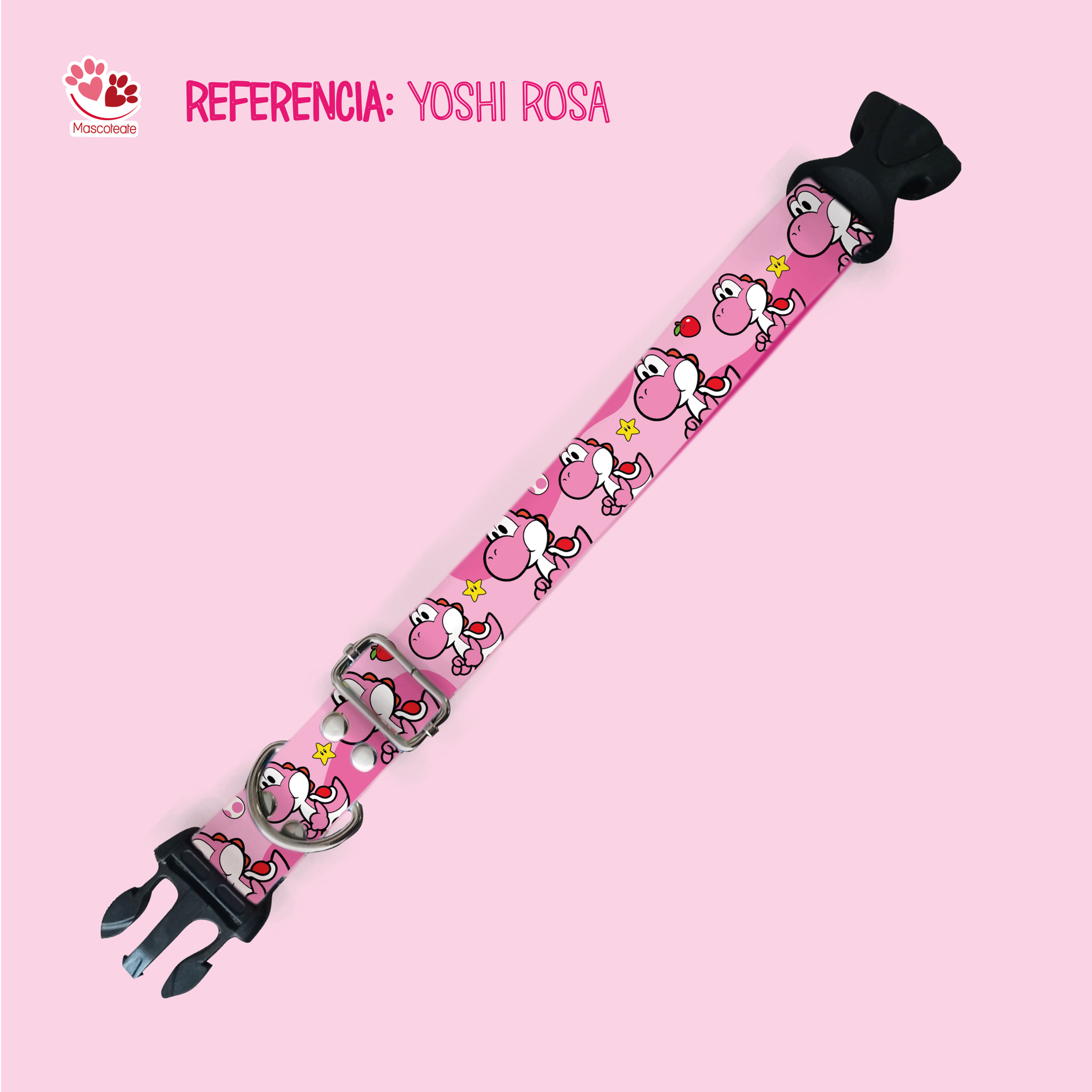 Collar Yoshi Rosa 馃崕