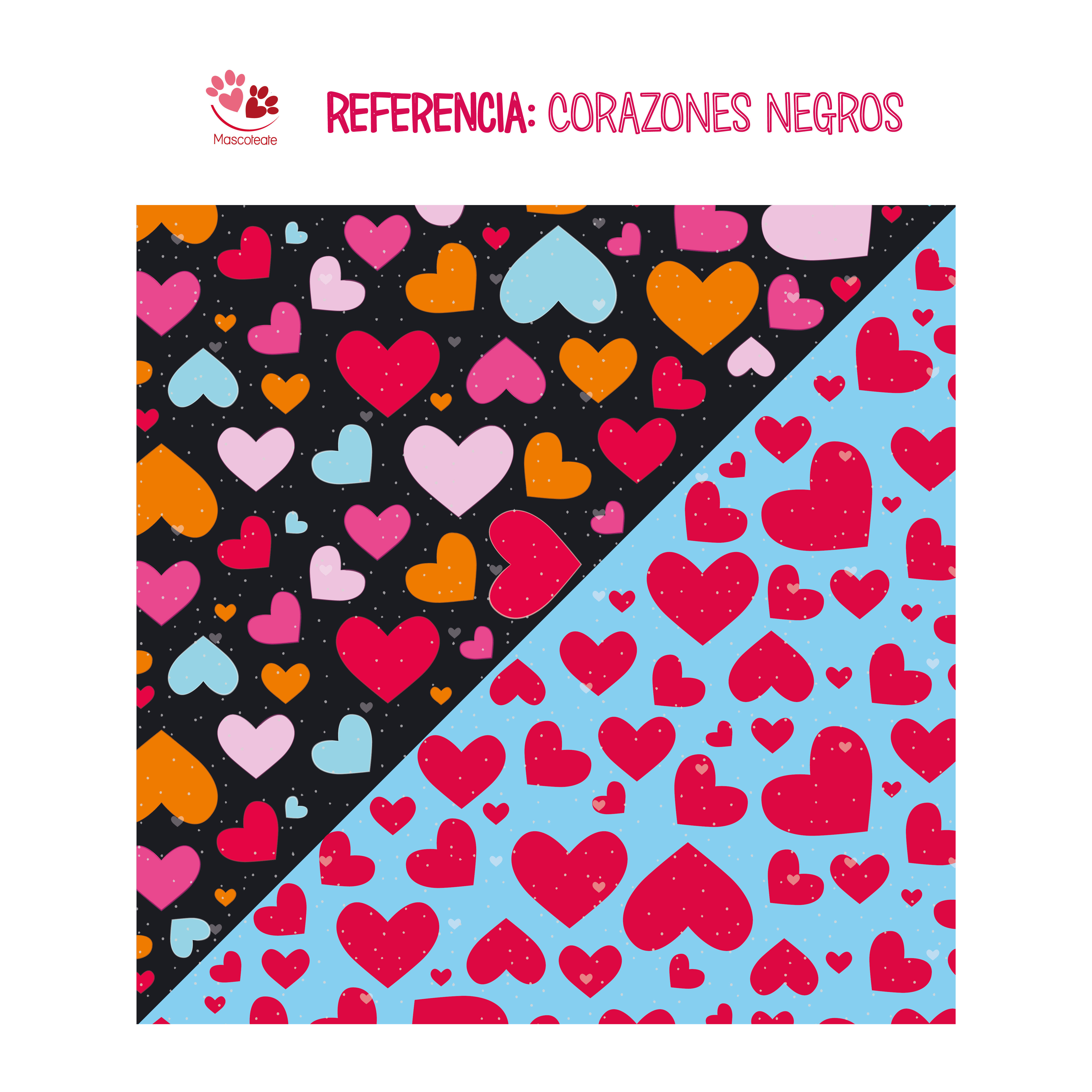 Diseño: Corazones negros 🖤