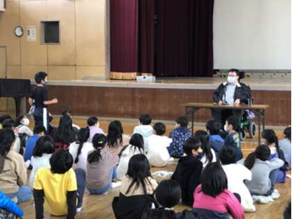 さだ小学校へ出前講座に行きました!
