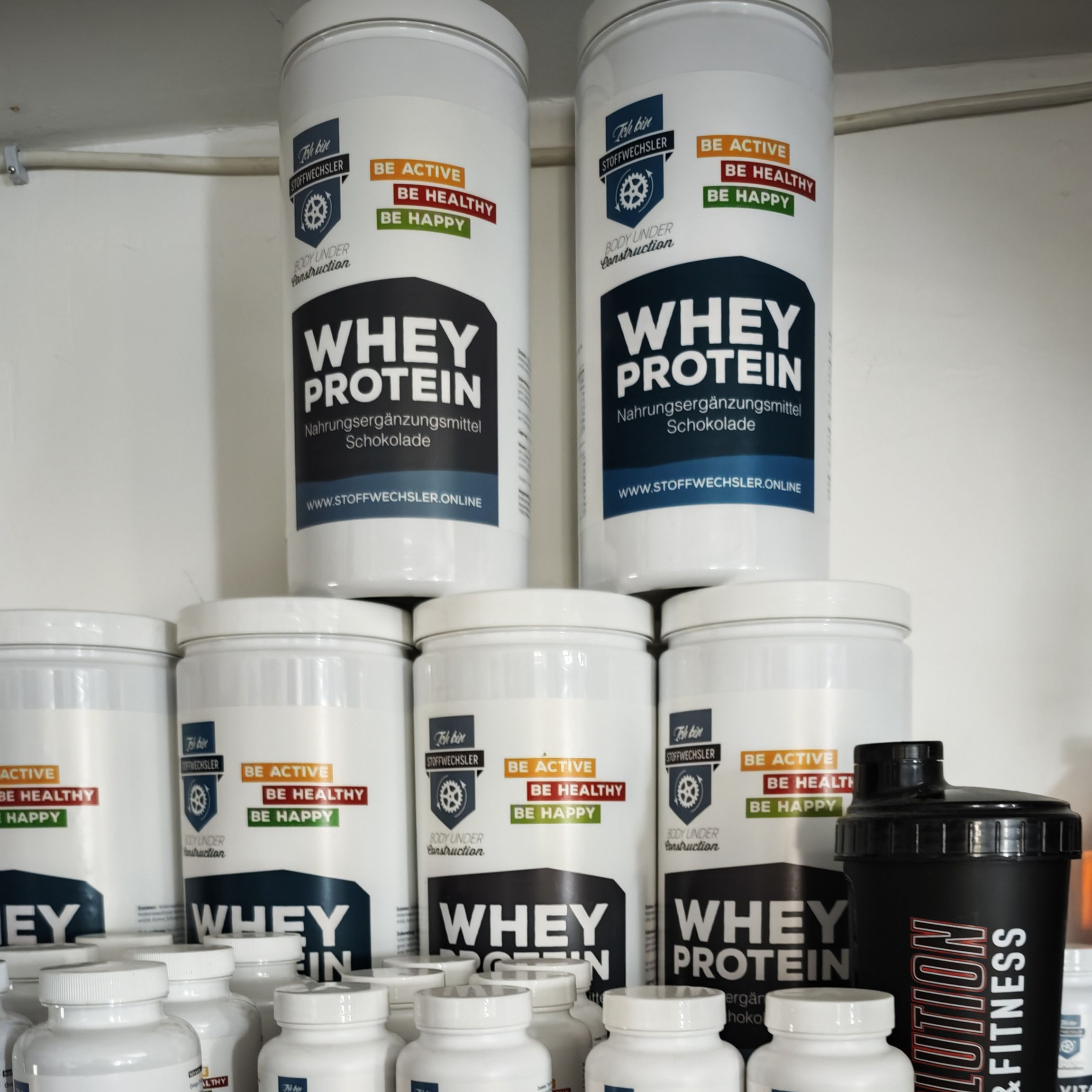 1kg Whey-Protein Schoko / Vanille "Ich-bin-Stoffwechsler"