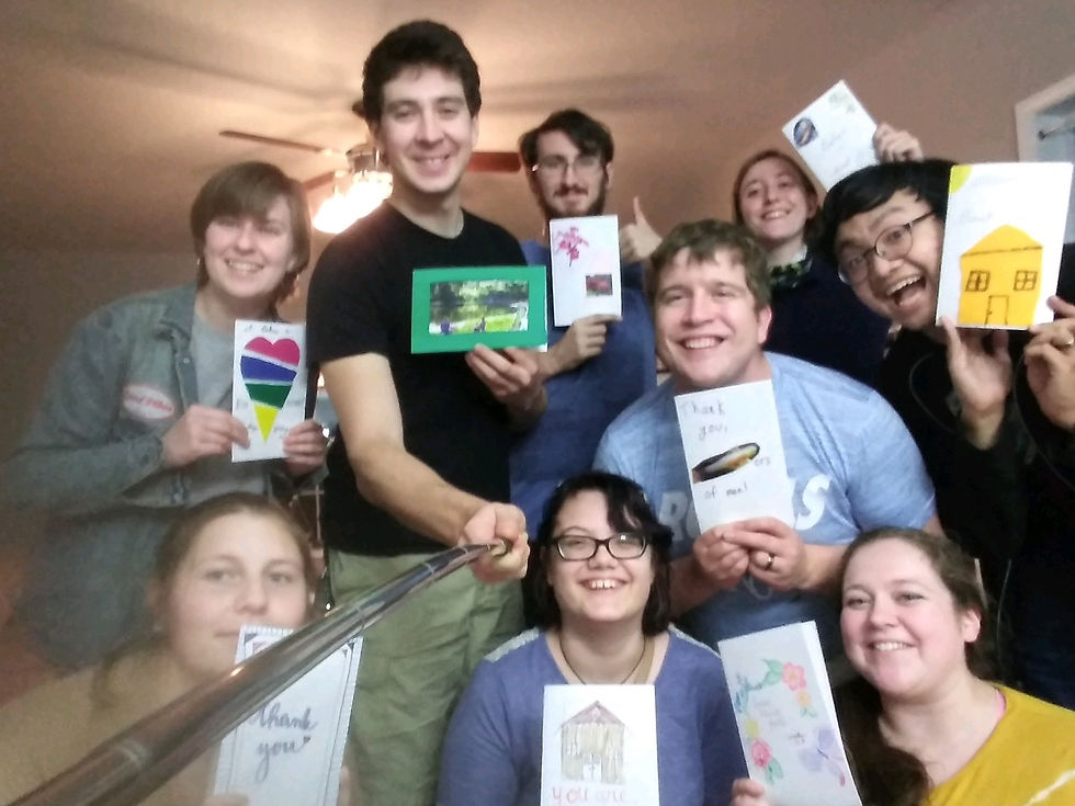 We sent cards to a our church's mission on the Navajo reservation in New Mexico
