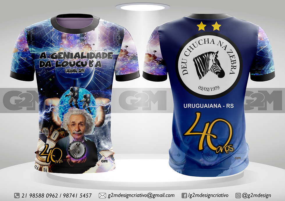 Camisa de enredo da Deu Chucha na Zebra