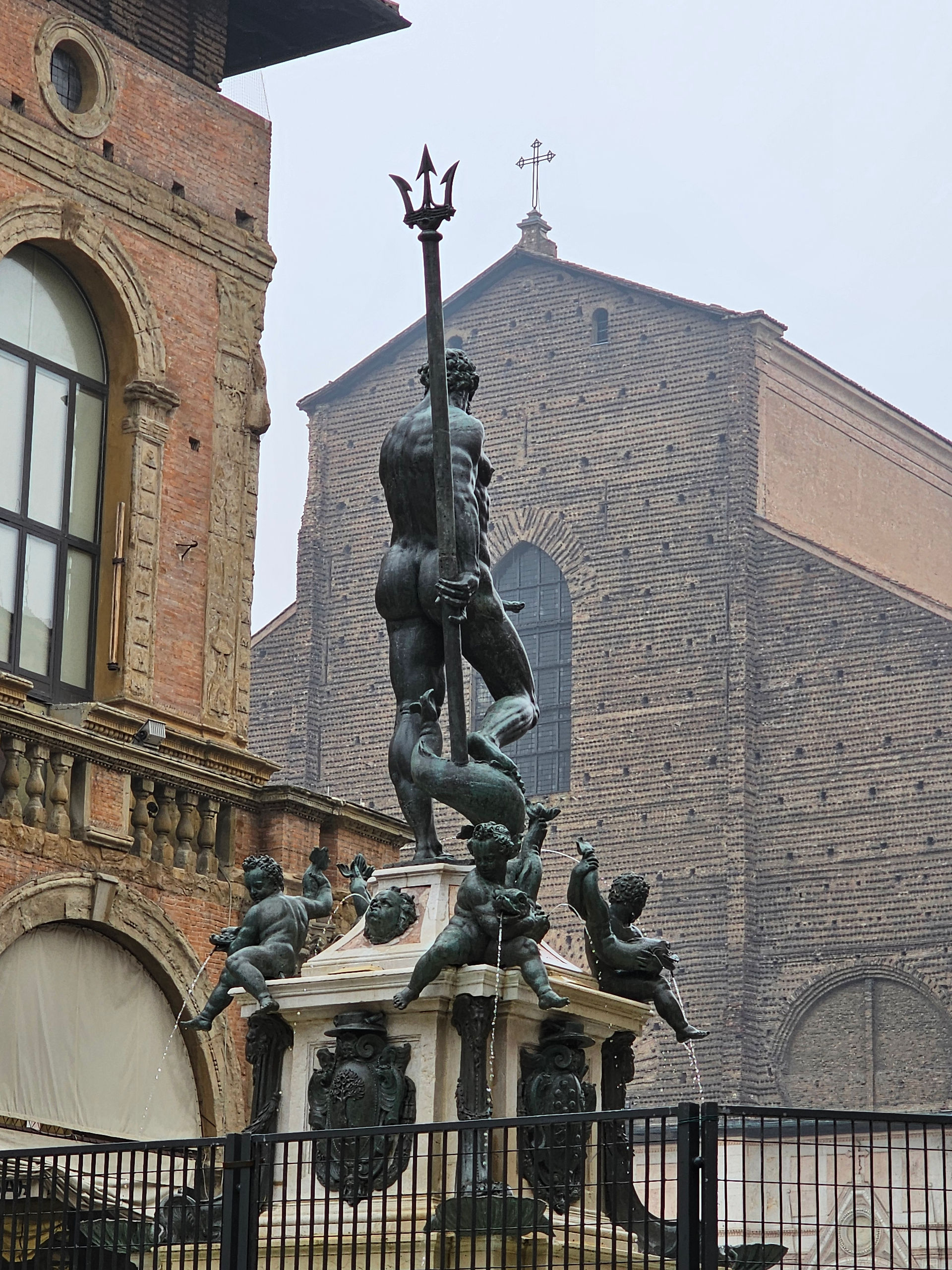 Fontana del Nettuno, Bolonya, İtalya. Fontana del Nettuno, Bologna, Italy.