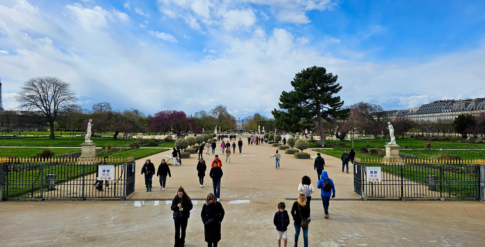 Tuileri Bahçeleri, Paris, Fransa. Jardin des Tuileries, Paris, France.