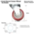 4 inch Swivel without Brake