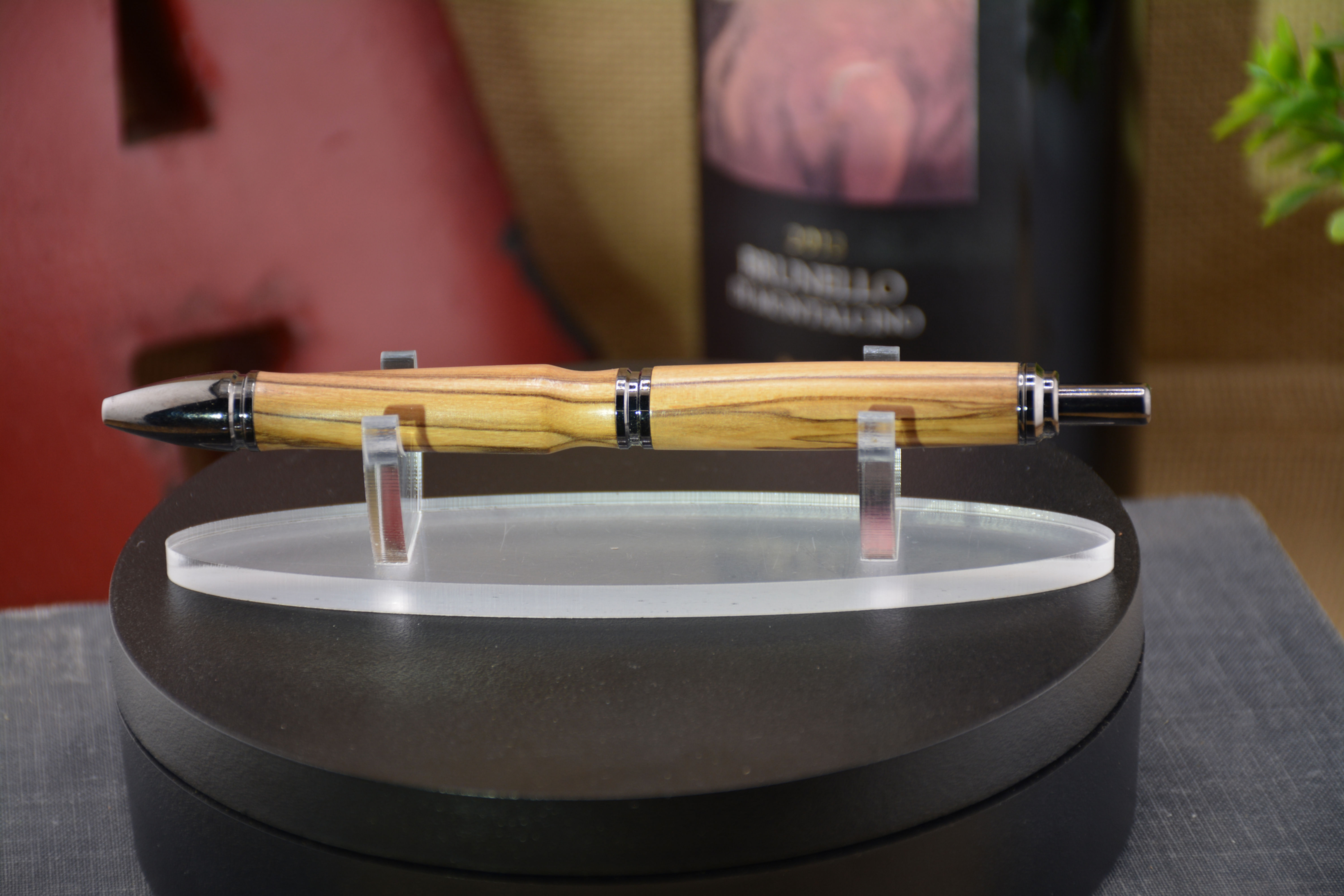 Slimline Pro EDC - Bethlehem Olivewood - Gun Metal