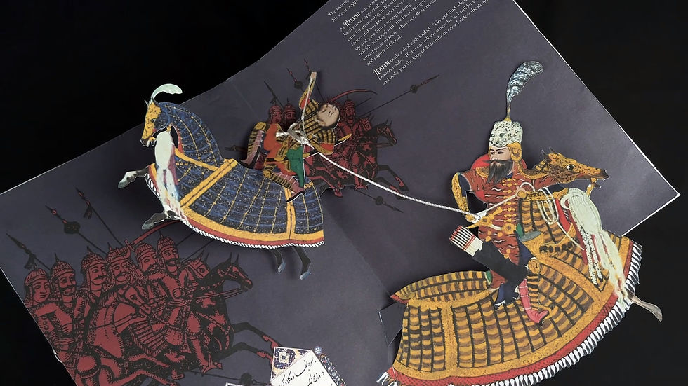 Thumbnail: The Seven Trials of Rostam – Pop-Up Book
