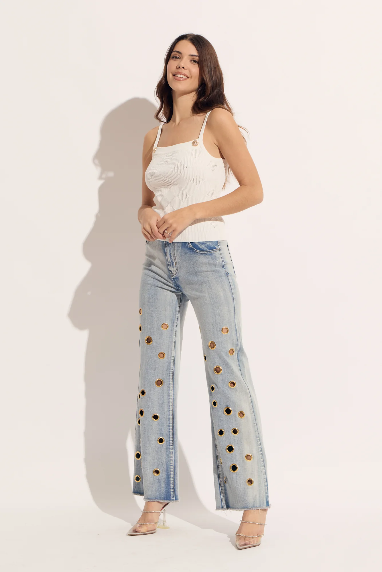 GROMMET JEAN PANT