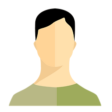 Portrait minimaliste d'homme