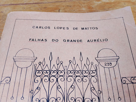 “Falhas do Grande Aurélio” (1984): o tradutor que passou um pente-fino no dicionário