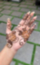 shaded flowers mehndi