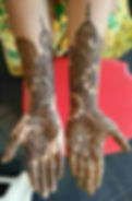 same mehndi in paisley design