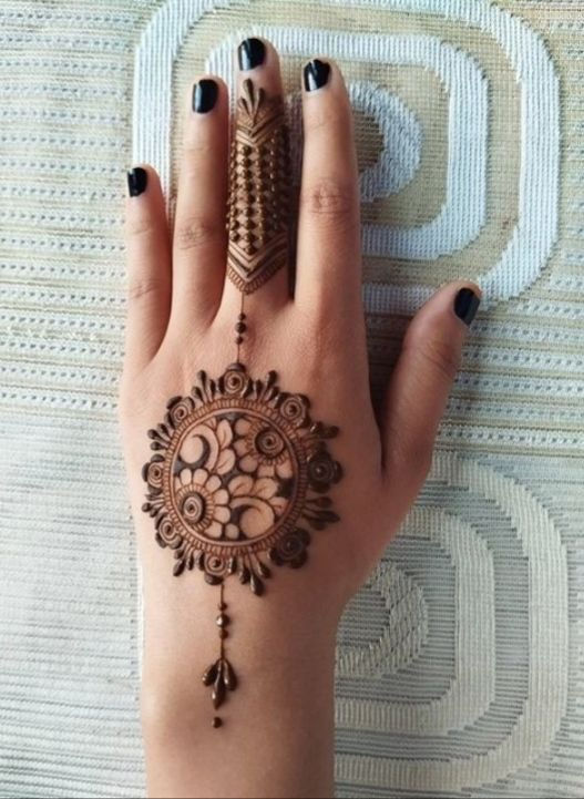 mehndi design in ring style