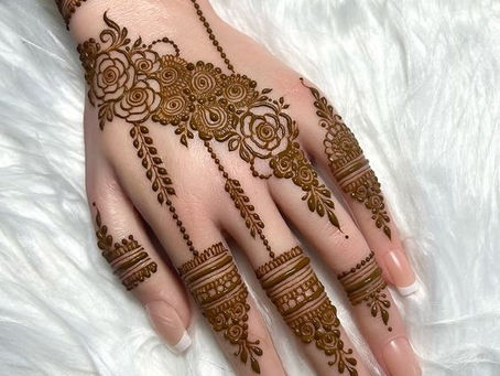 Hand Mehandi Pattern