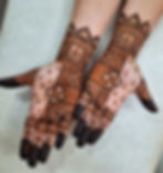 mehndi on two hands