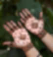 nea tmehndi design on the palm