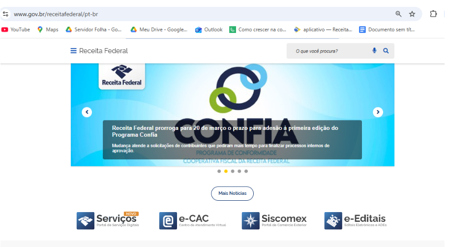 site receita federal