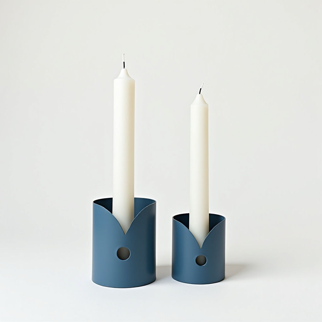 Geometrische Kerzenhalter
