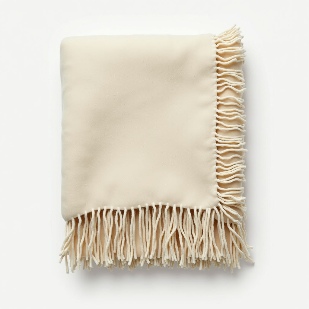 Weiche Lammwolle Wolldecke