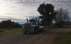 Leaving Gundagai Showgrounds