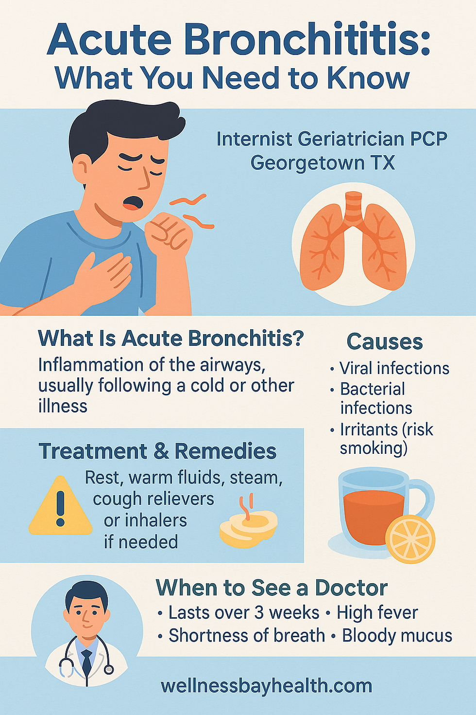 🫁 Acute Bronchitis: What You Need to Know – Internist Geriatrician PCP Georgetown TX