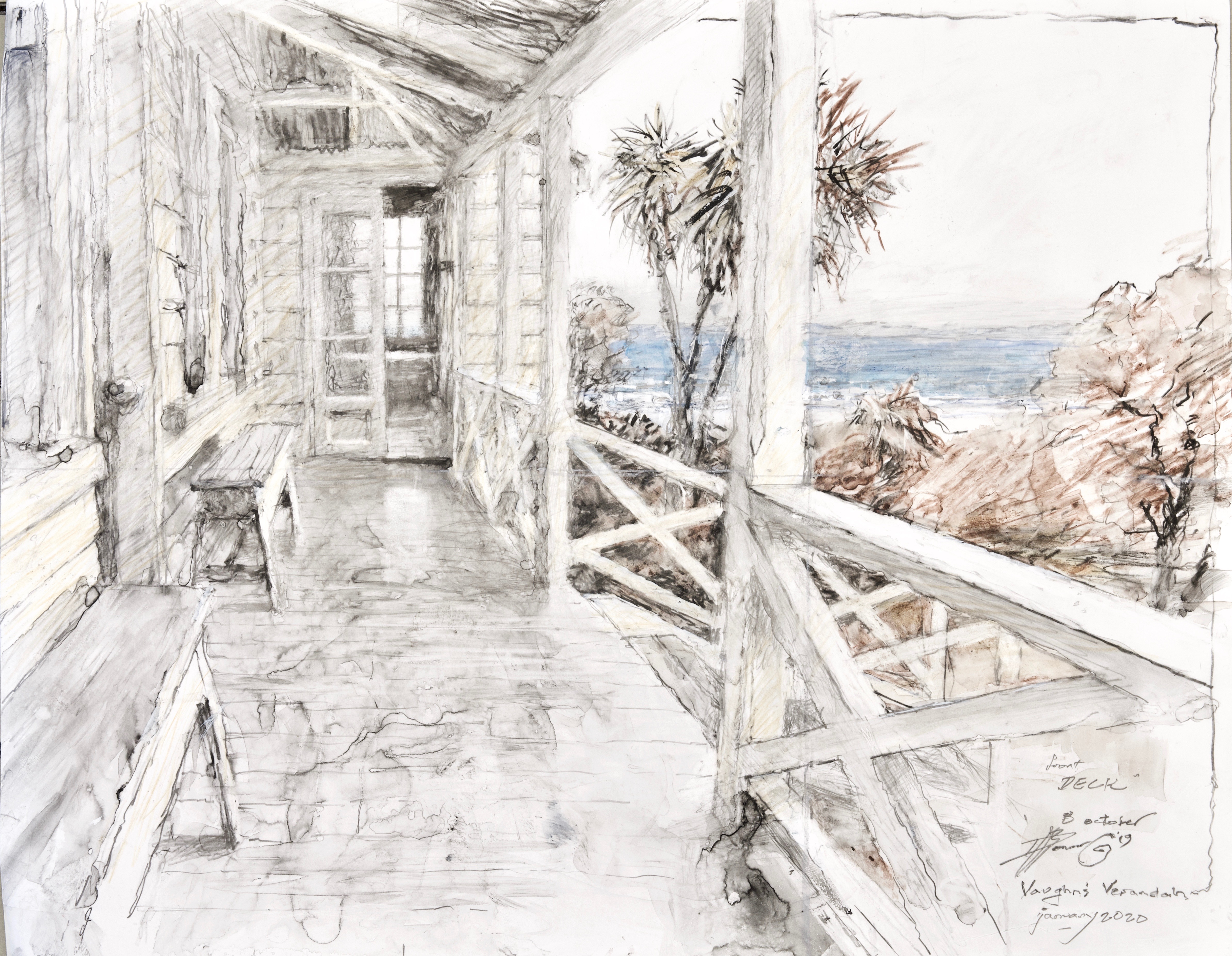 working sketch for Deck