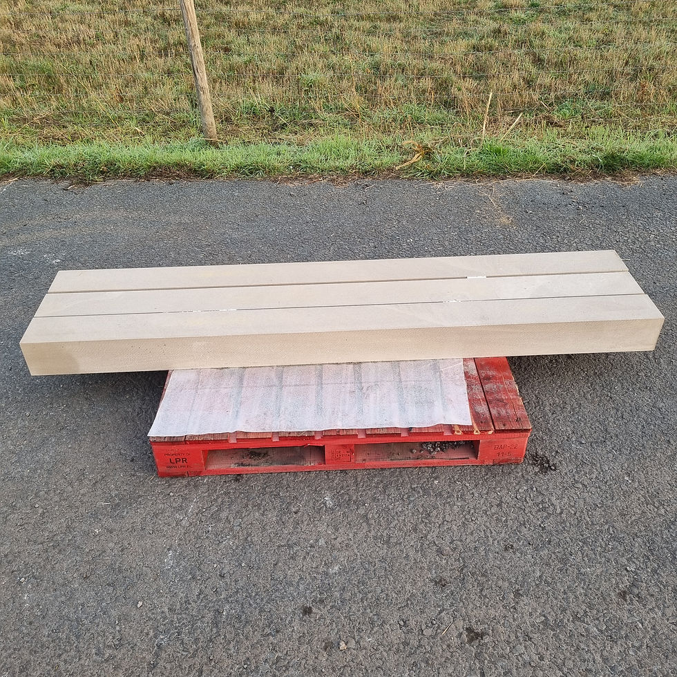 Thumbnail: Sandstone Square Cut Stock Lintels/Heads/Cills/Mullions 140x150mm Profile