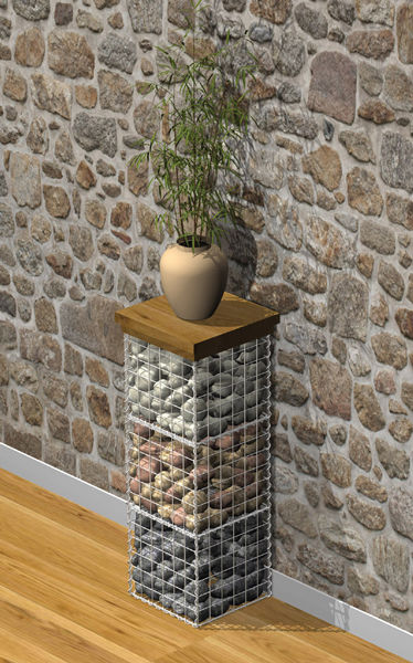 Thumbnail: PowaPost® Cube Galvanised Landscaping Gabions
