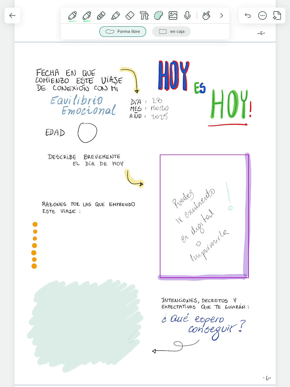 Miniatura: Ebook Bitácora Equilibrio Emocional