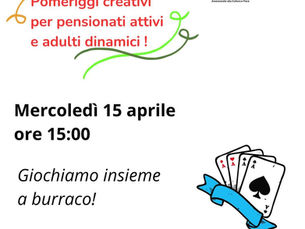 NUOVO APPUNTAMENTO DI BURRACO