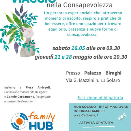 Viaggio nella consapevolezza -hub Solaro