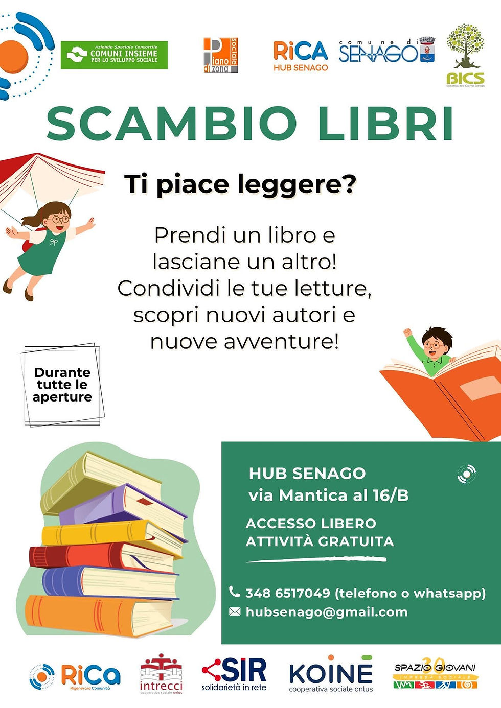 LIBRO DA SCAMBIARE E LEGGERE