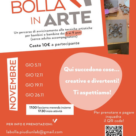 BOLLA IN ARTE - Tecniche artistiche per bambini