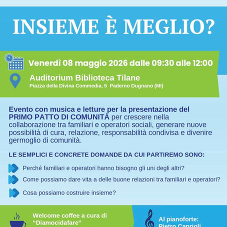 PATTO DI COMIUNITA' tra musica e letture