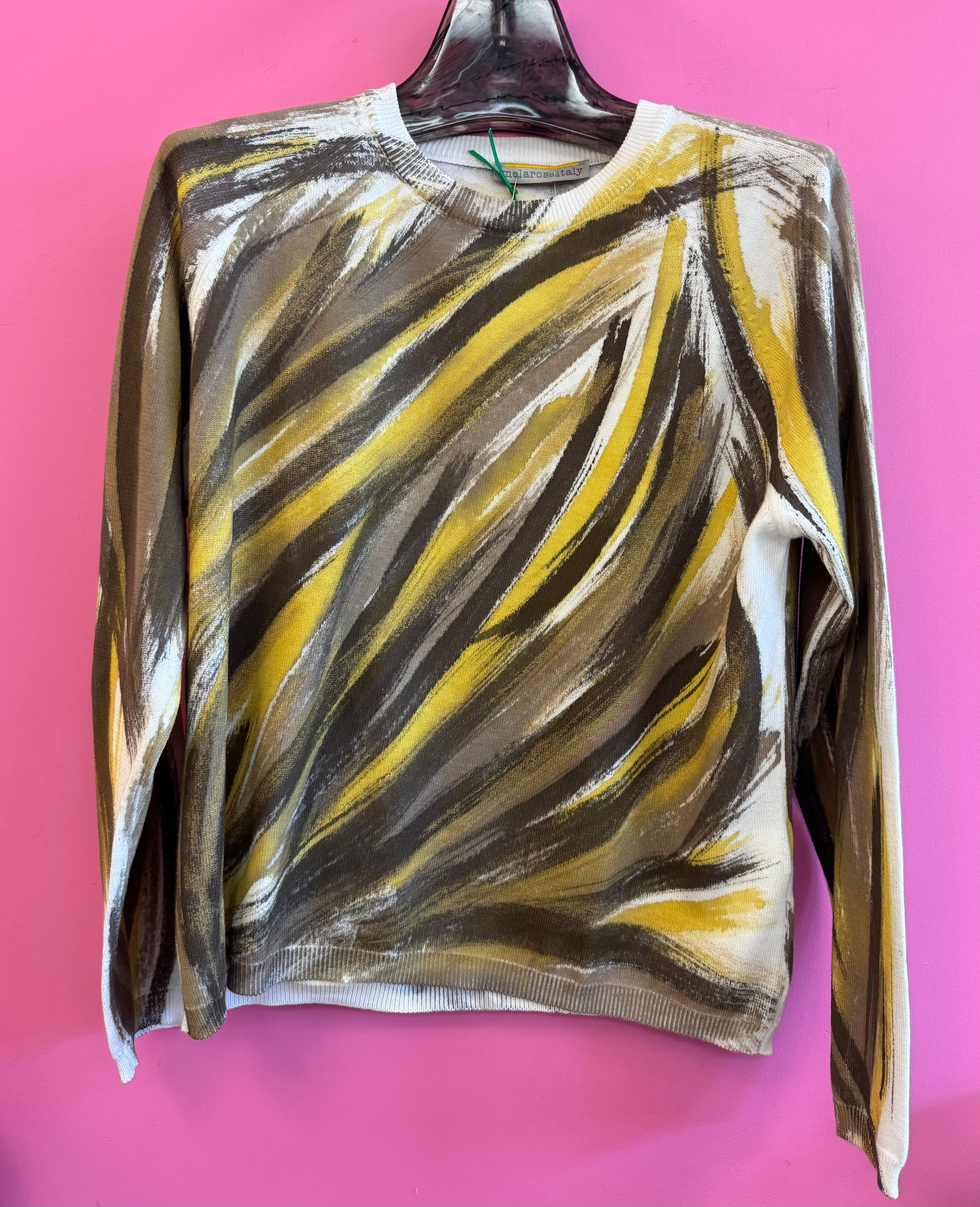 Melarosa linen sweater 🇮🇹