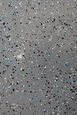 Solid Color Epoxy with Flakes 