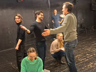 Résztvevők közös improvizációban