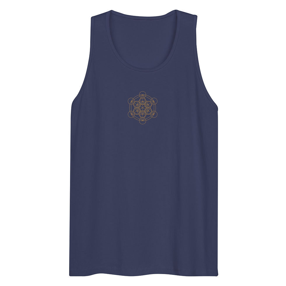 Thumbnail: METATRON'S CUBE, Cotton Tank Top