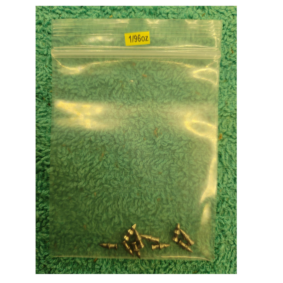 Thumbnail: Tungsten Nail Weights 10 pk