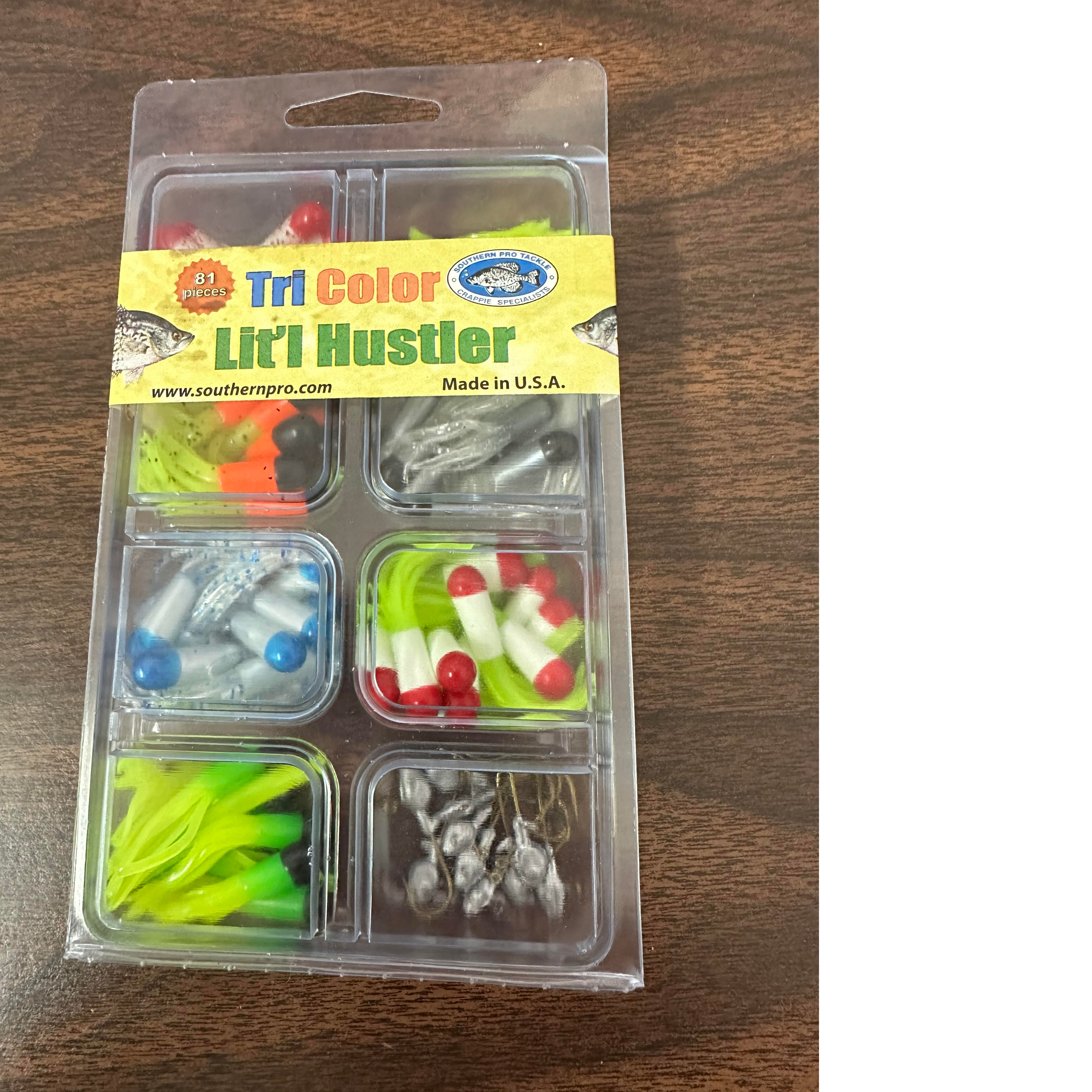 Southern Pro Tackle Tri-Color Lit'l Hustler - 81 Pieces - TPK-3