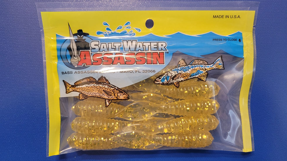 Grub Salt Saltwater Assassin 3 in Salt Grub | B&W Tackle