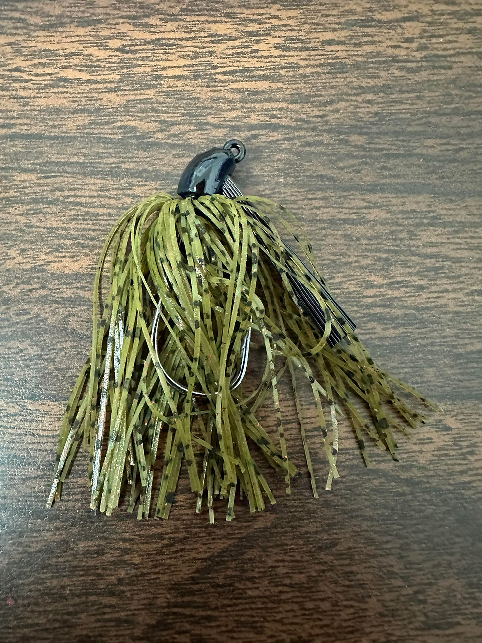 Thumbnail: Weedless Bass Jig w/ Silicone Skirt 3/8 oz
