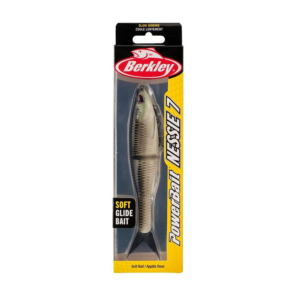 Thumbnail: 7 inch Berkley PowerBait Nessie~ Soft Glide Bait