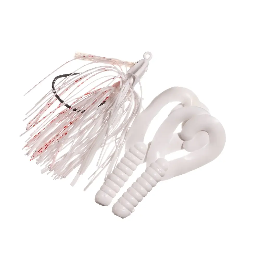 Thumbnail: ARKIE 3/8 oz Platinum Swim Jig