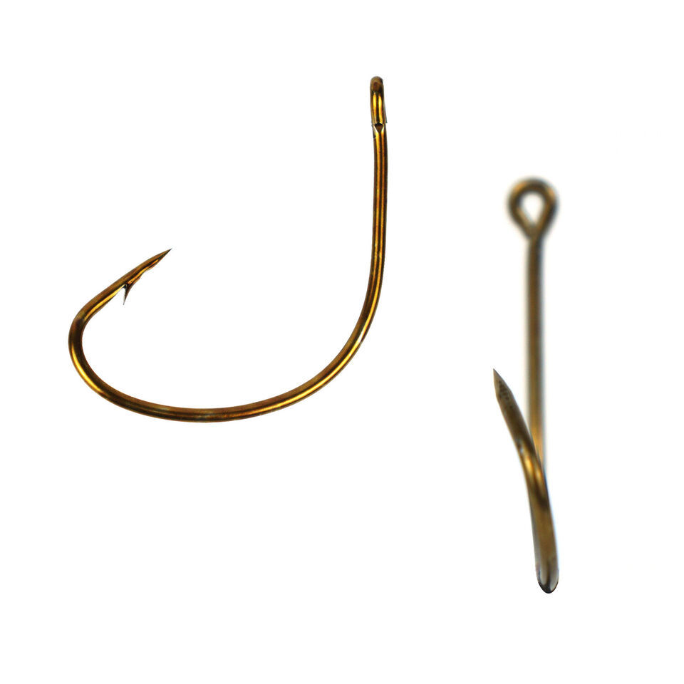 Thumbnail: Kahle Wide Gap Hooks - Bronze - 25 or 50 pk