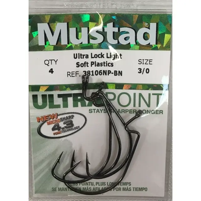 Mustad Ultra Point Soft Plastics qty 4