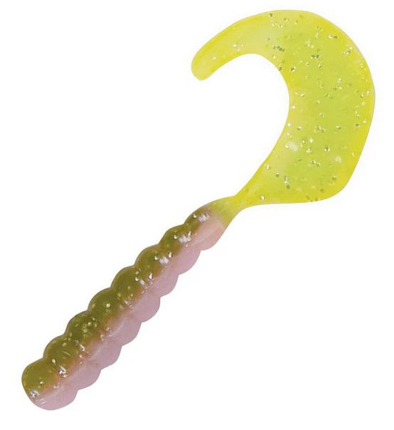 Thumbnail: KALIN'S Triple Threat Crappie Grub - 2" - 10 pk