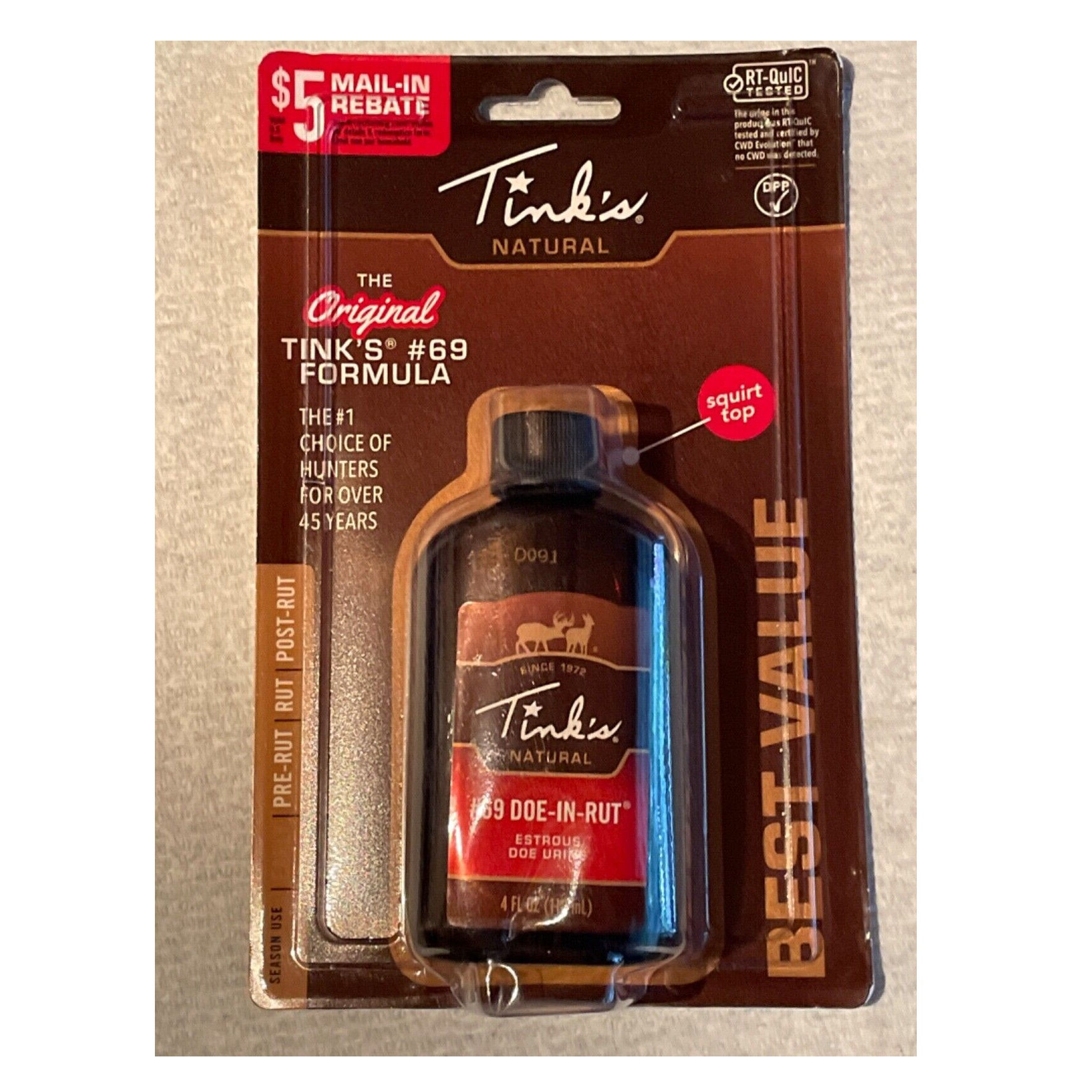 Tinks Doe-In-Rut #69 Buck Lure 4 oz. - W6202