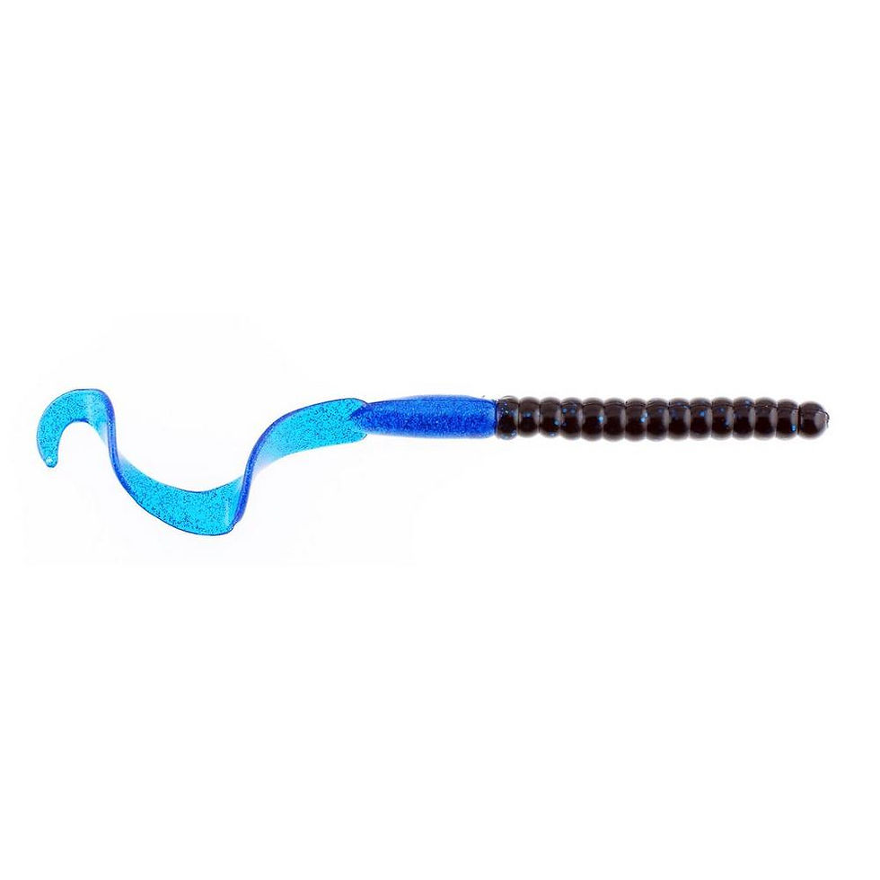 Thumbnail: Berkley PowerBait 10 in Power Worm 8 Ct Ribbon Tail