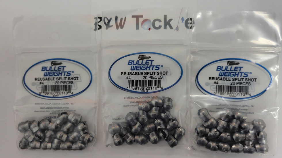 Thumbnail: Bullet Weights Reusable Split Shot sinkers